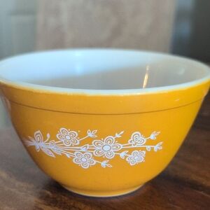Butterfly Gold pyrex Samll Bowl Vintage
